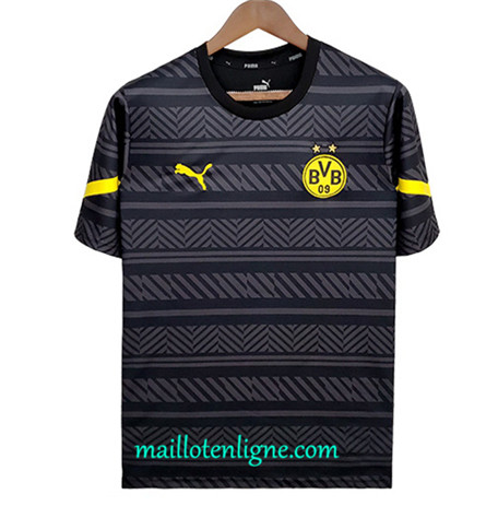 Thai Maillot Entrainement T-Shirts Dortmund BVB Noir 2022 2023