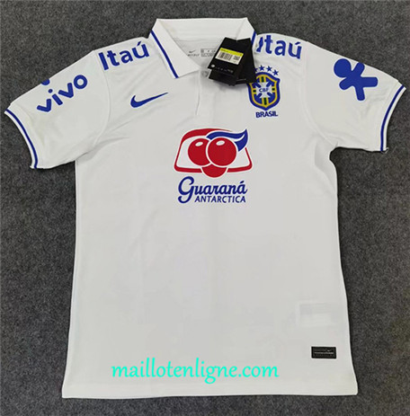 Thai Maillot Brésil Blanc 2022 2023