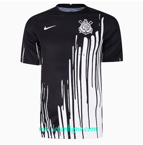 Thai Maillot Corinthiens Pre Match Noir 2022 2023