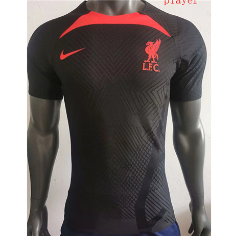 Thai Maillot Player Liverpool Entrainement Noir 2022 2023