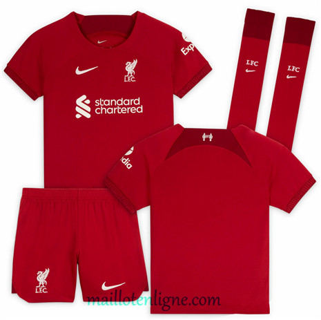 Thai Maillot Liverpool Enfant Domicile 2022 2023