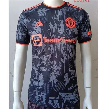 Thai Maillot Player Manchester United camouflage Noir 2022 2023