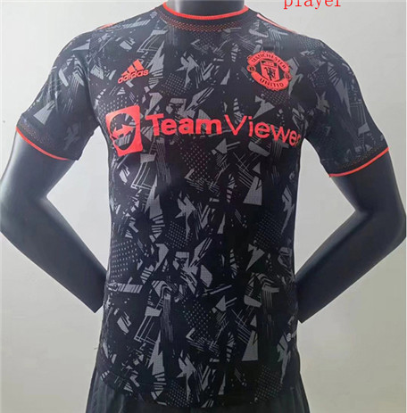 Thai Maillot Player Manchester United Noir 2022 2023