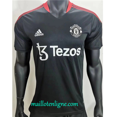 Thai Maillot Manchester United Entrainement Noir 2022 2023