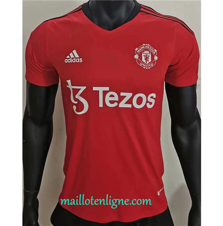 Thai Maillot Manchester United Entrainement Rouge 2022 2023