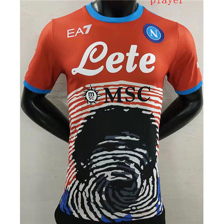 Thai Maillot Player Naples Orange 2022 2023