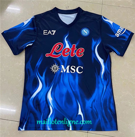 Thai Maillot Naples EA7 Flames 2022 2023