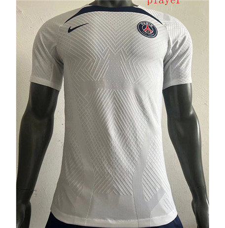 Thai Maillot Player Paris Entrainement Blanc 2022 2023