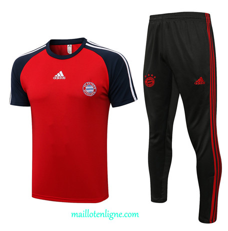 Thai Training de foot Bayern Munich Entrainement Rouge/Bleu Marine 2022 2023