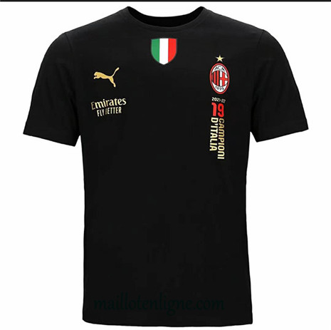 Thai Maillot AC Milan Noir T-shirt 2022 2023