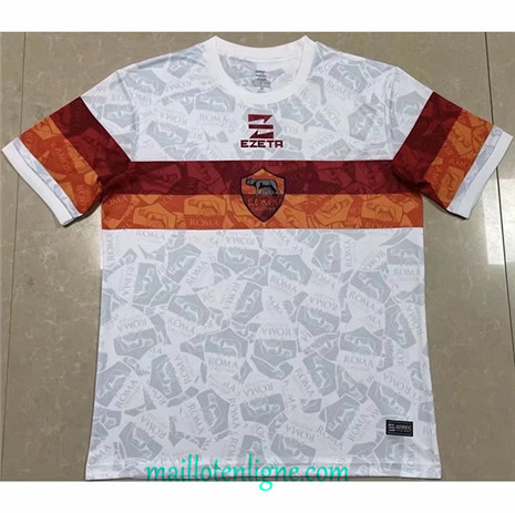 Thai Maillot AS Rome Domicile Blanc 2022 2023