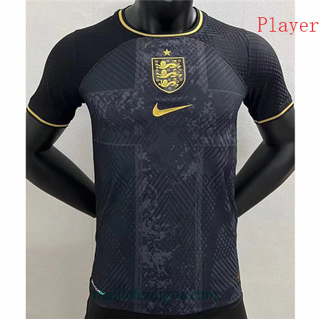 Thai Maillot Player Angleterre training Noir 2022 2023