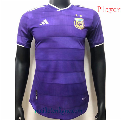 Thai Maillot Player Argentine Violet 2022 2023