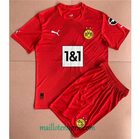 Thai Maillot Borussia Dortmund Enfant Gardien De But Rouge 2022 2023