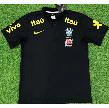 Thai Maillot Brésil Training Noir 2022 2023