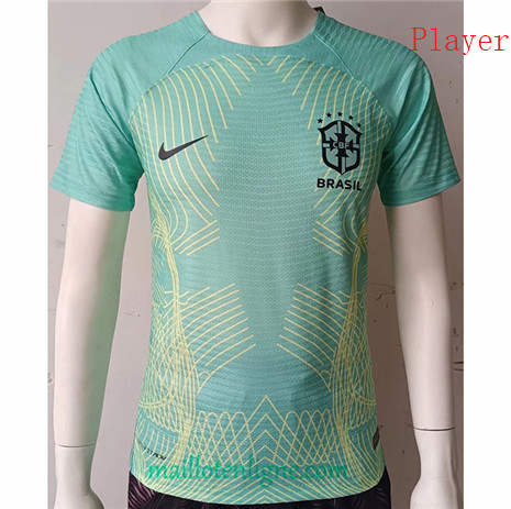 Thai Maillot Player Brésil green 2022 2023