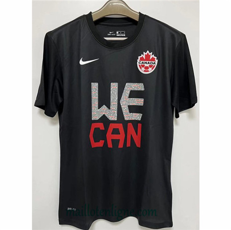 Thai Maillot Canada T-shirt Noir 2022 2023