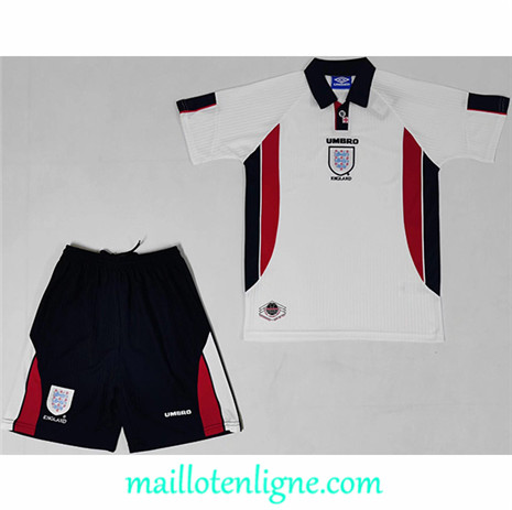 Thai Maillot Classic Angleterre Enfant Domicile 1998