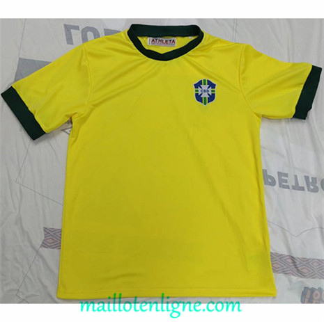 Thai Maillot Classic Brésil Domicile 1970