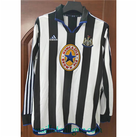 Thai Maillot Classic Newcastle United Domicile Manche Longue 1999-2000