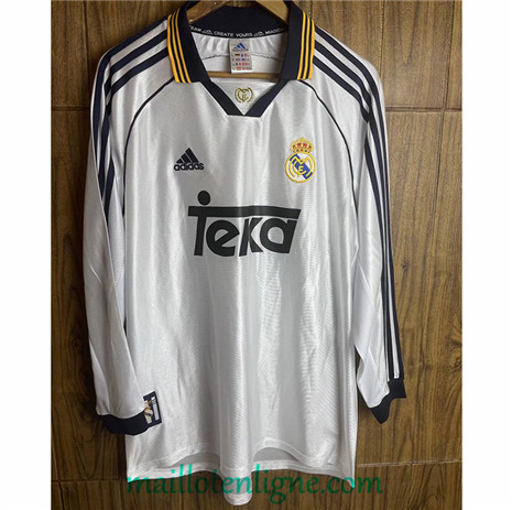Thai Maillot Classic Real Madrid Manche Longue 2000