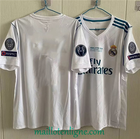 Thai Maillot Classic Real Madrid Domicile 17-18