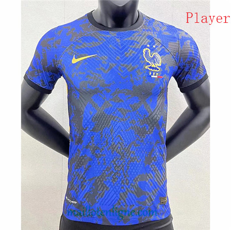 Thai Maillot Player France training Bleu 2022 2023
