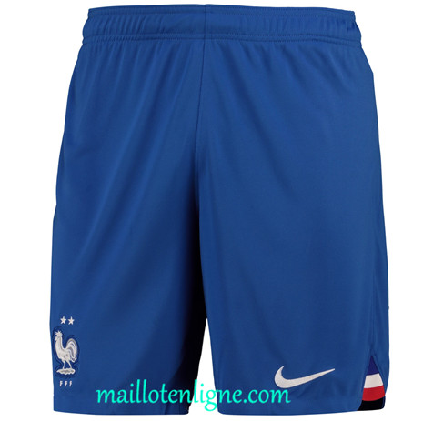 Thai Maillot France Short Exterieur Bleu 2022 2023