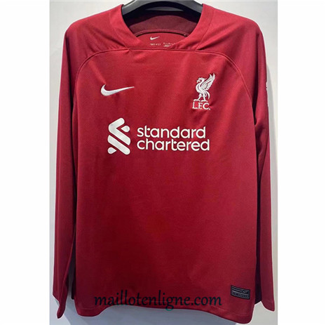 Thai Maillot Liverpool Domicile Manche Longue 2022 2023