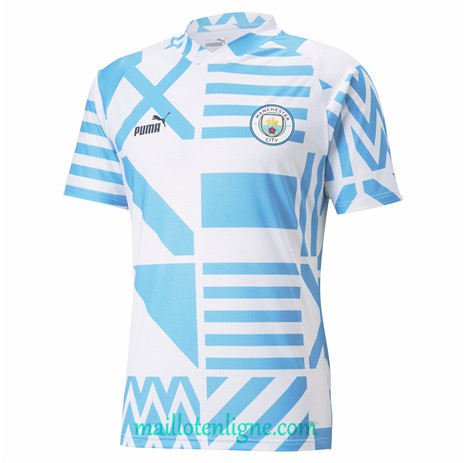 Thai Maillot Manchester City Pre-match 2022 2023