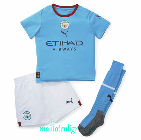 Thai Maillot Manchester City Enfant Domicile 2022 2023