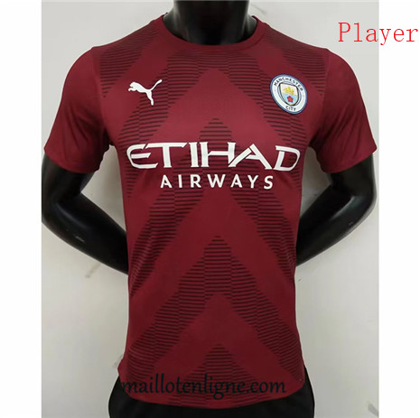 Thai Maillot Player Manchester City Gardien de but Rouge 2022 2023