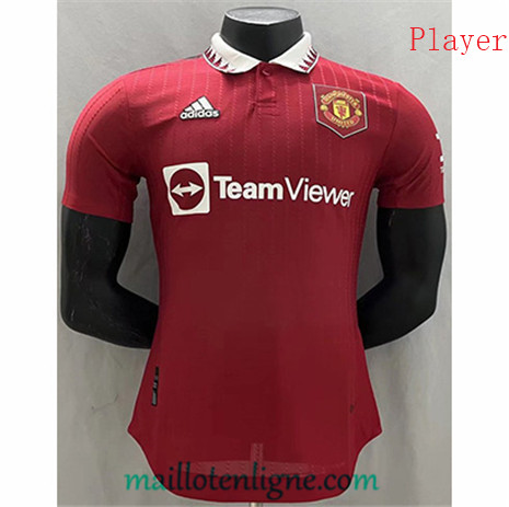 Thai Maillot Player Manchester United Domicile 2022 2023