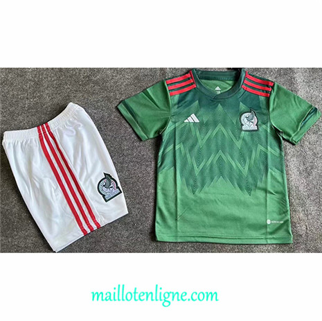 Thai Maillot Mexique Enfant Domicile 2022 2023