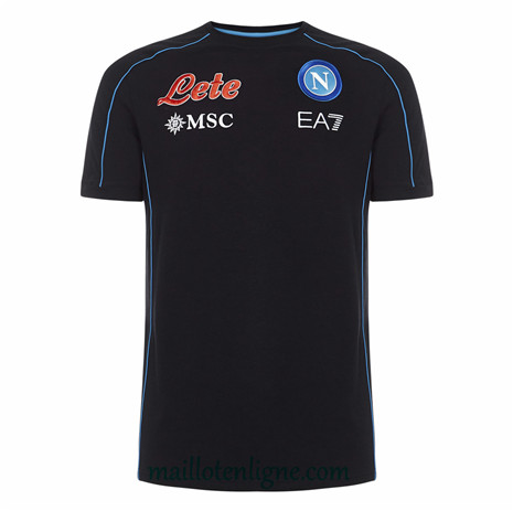 Thai Maillot Naples Noir 2022 2023