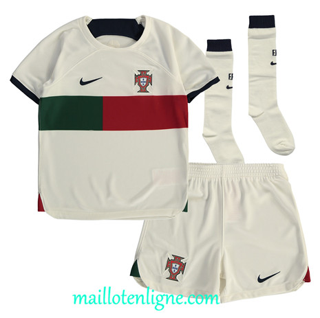 Thai Maillot Portugal Enfant Exterieur 2022 2023