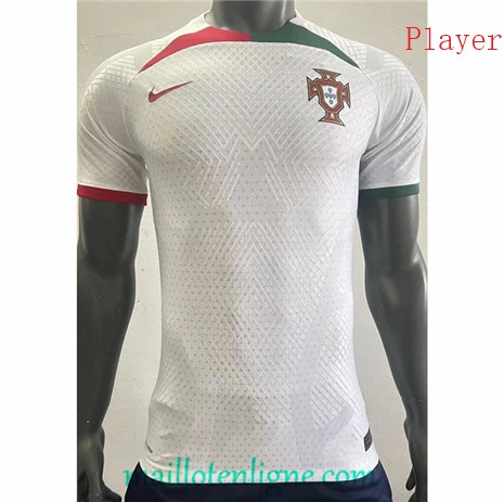 Thai Maillot Player Portugal Training Blanc 2022 2023