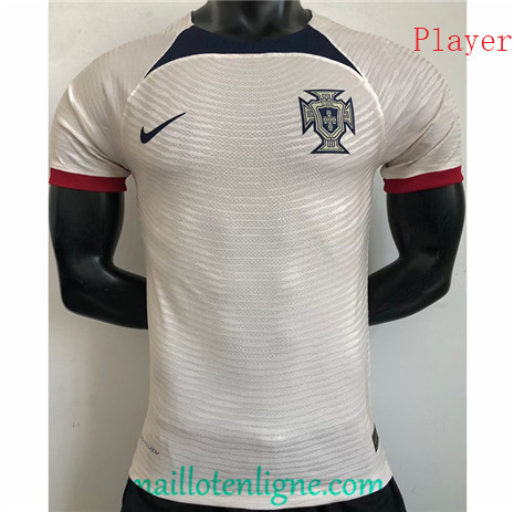 Thai Maillot Player Portugal Blanc 2022 2023