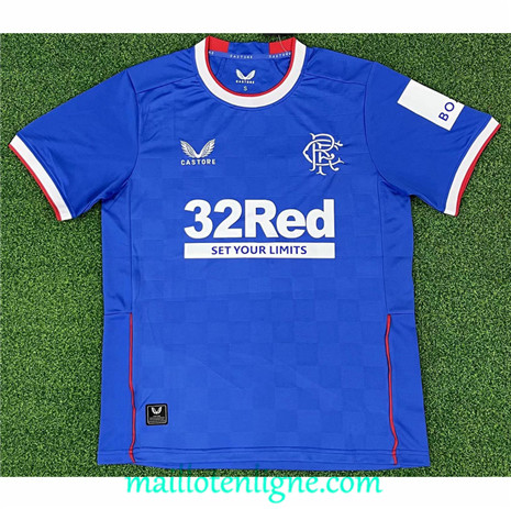 Thai Maillot Rangers Domicile 2022 2023