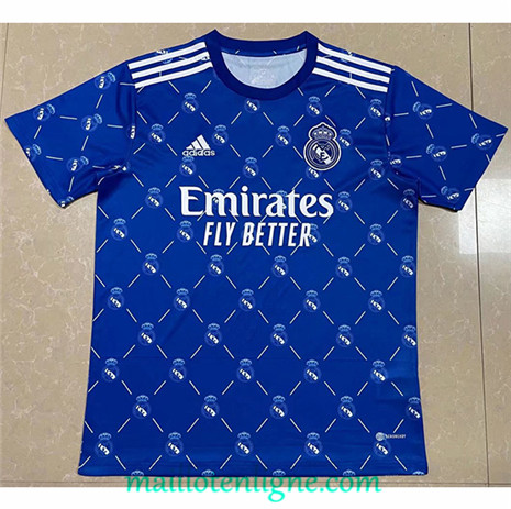 Thai Maillot Real Madrid training Bleu 2022 2023