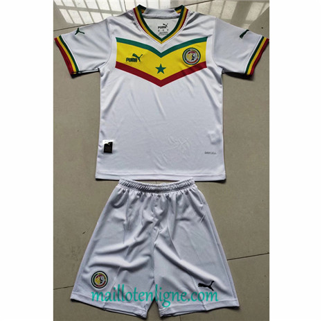 Thai Maillot Sénégal Enfant Domicile 2022 2023