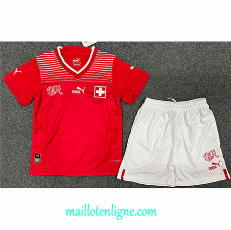 Thai Maillot Suisse Enfant Domicile 2022 2023