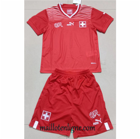 Thai Maillot Suisse Enfant Domicile 2022 2023