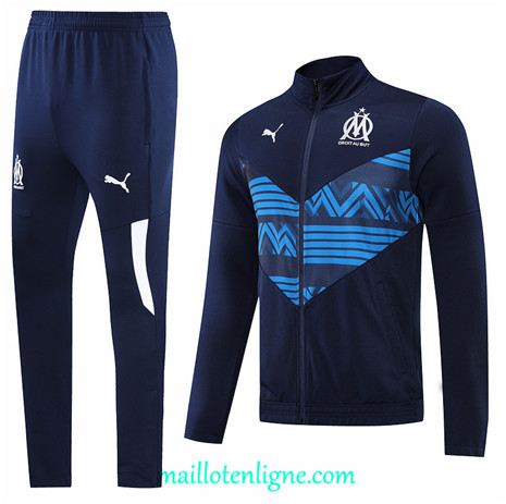 Thai Maillot Thai Ensemble Marseille Veste Survetement 2022 2023