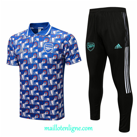 Thai Maillot Polo Arsenal Training Bleu 2022 2023