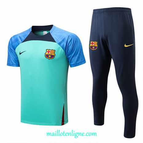 Thai Maillot Barcelone Training Bleu 2022 2023