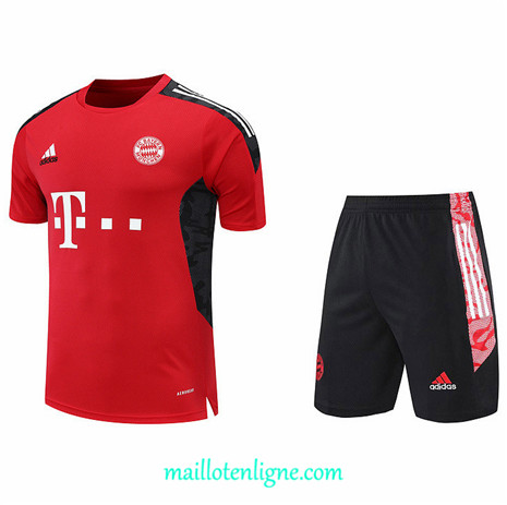 Thai Maillot Bayern Munich + Short Training Rouge 2022 2023