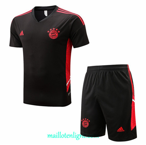 Thai Maillot Bayern Munich + Short Training Noir 2022 2023