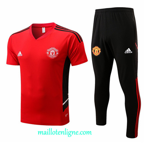 Thai Maillot Manchester United Training Rouge 2022 2023