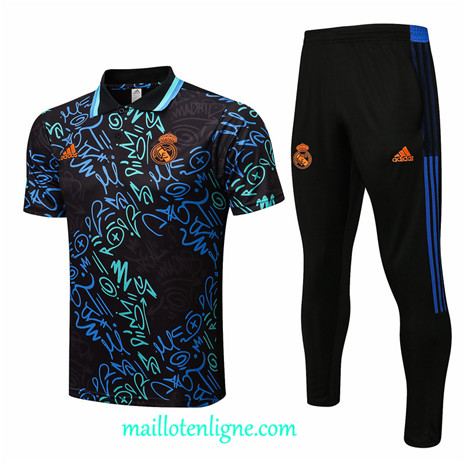 Thai Maillot Polo Real Madrid Training Bleu 2022 2023